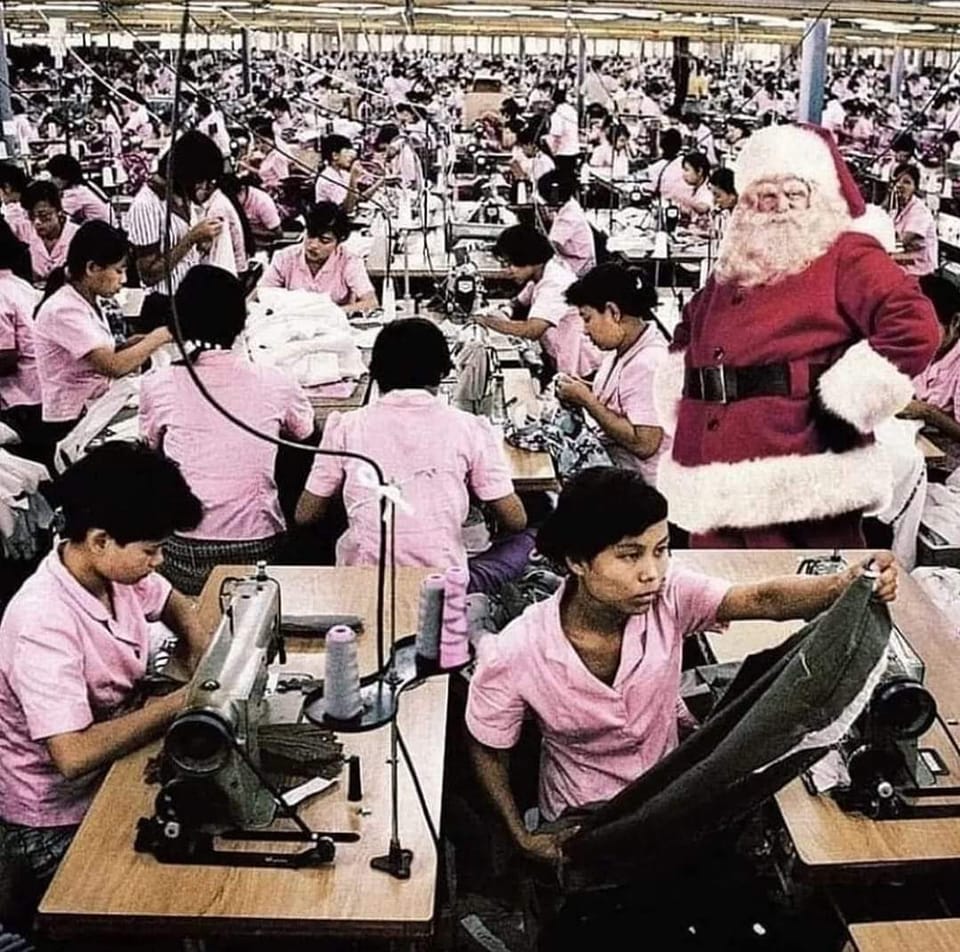 This meme is a humorous image of a crowded factory floor where workers are toiling away at their sewing machines. In the foreground, a worker is seated at a machine with a sign that reads "1 in 3 errors are due to lack of sleep". The image is a play on the classic "1 in 3" joke, where a worker is seated at a machine with a sign that reads "1 in 3 errors are due to lack of sleep".